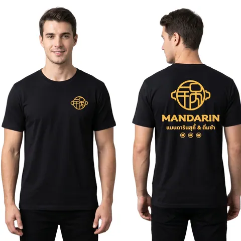 เสื้อลาย แมนดารินสุกี้ แบบที่ 8