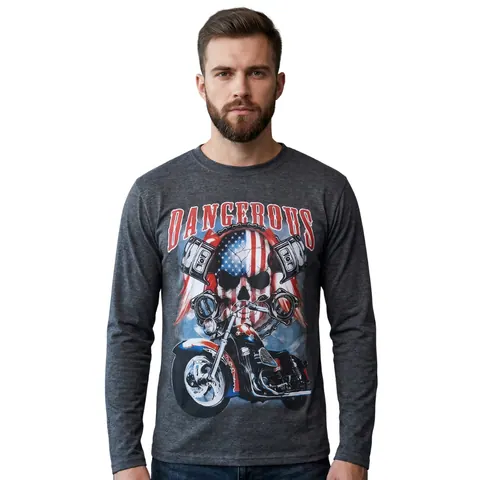 เสื้อลาย วินเทจแขนยาว แบบที่ 6