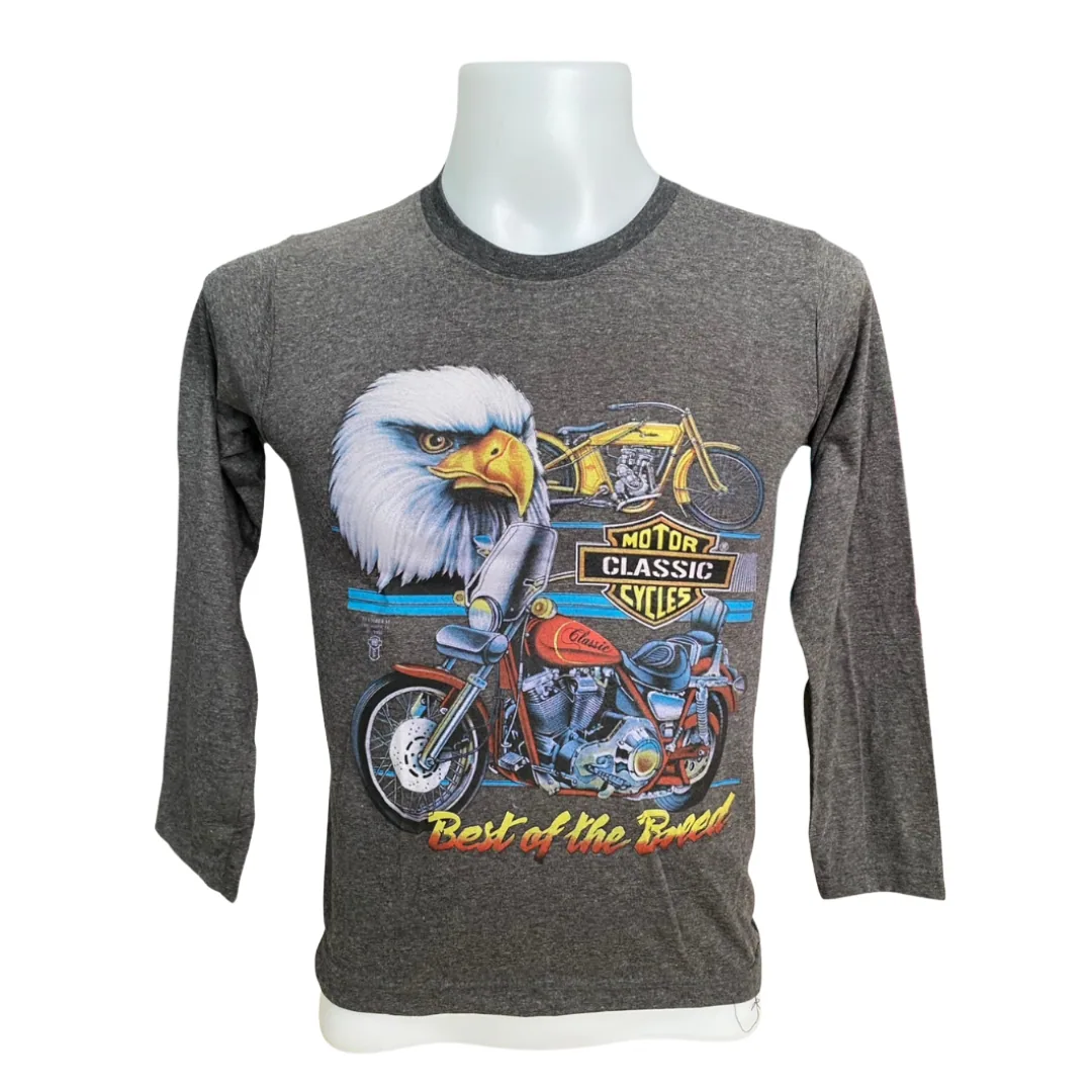 เสื้อลาย วินเทจแขนยาว แบบที่ 1