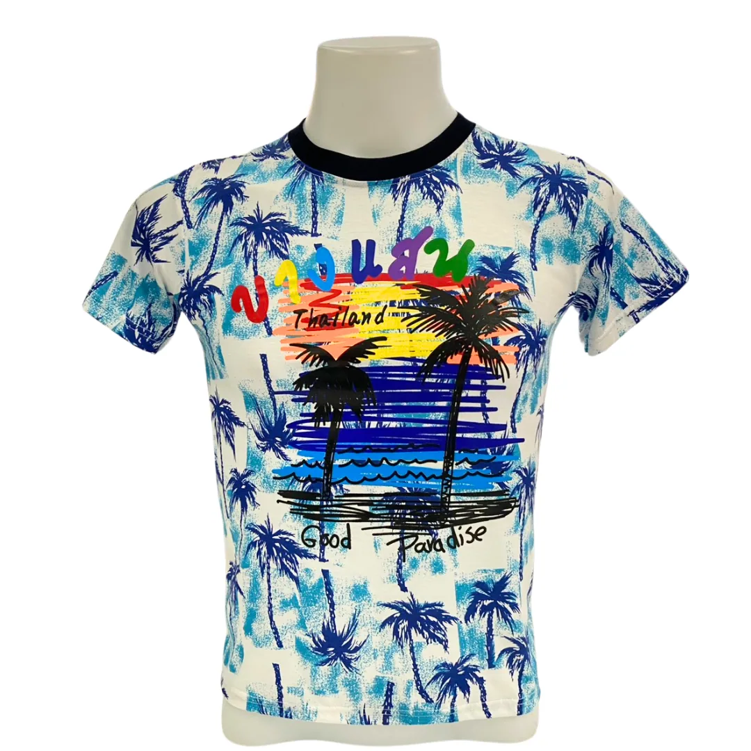 เสื้อลาย บางแสนต้นมะพร้าว แบบที่ 1