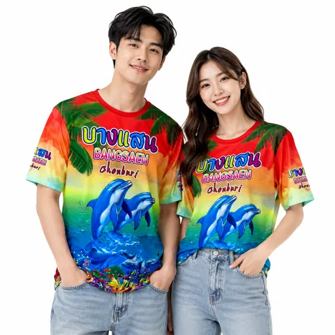 เสื้อลาย บางแสน แบบที่ 8