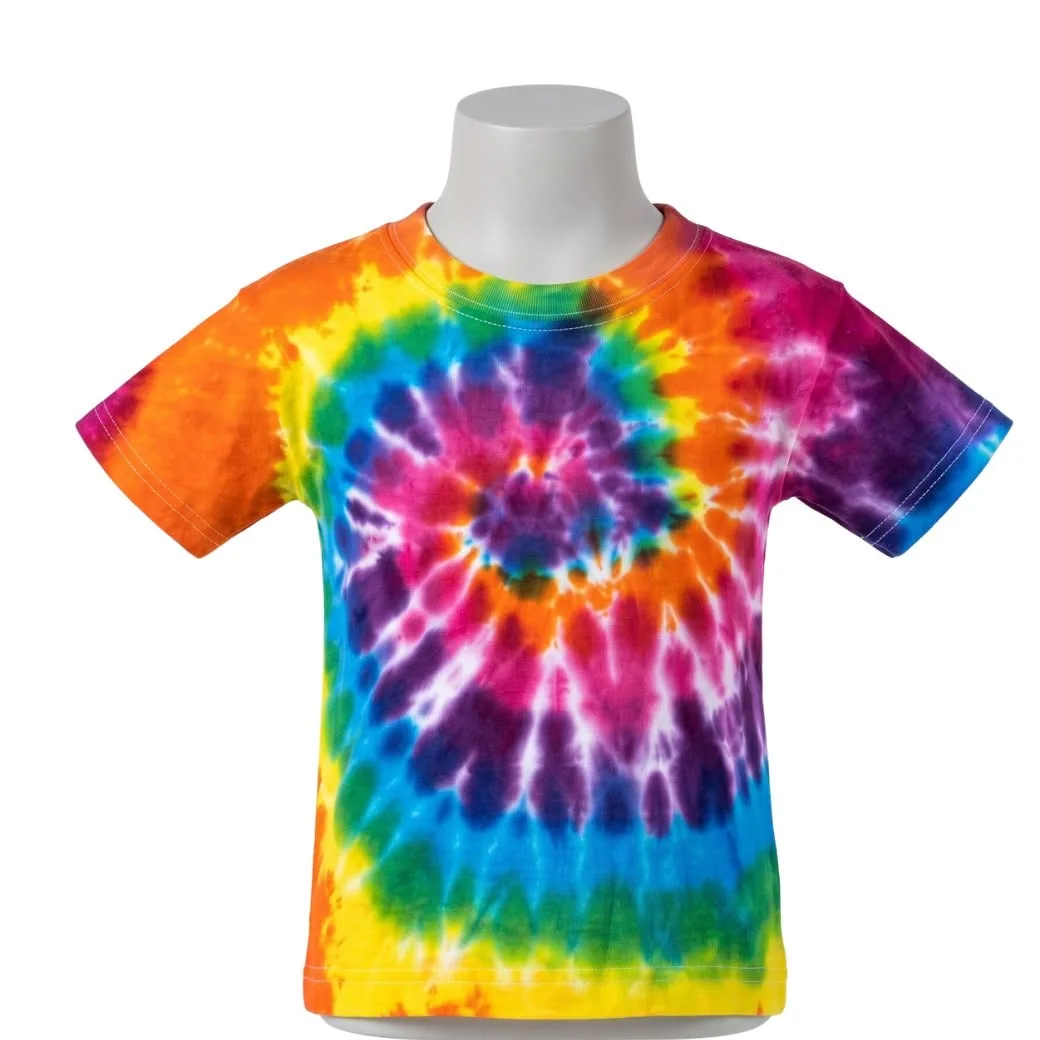 เสื้อ มัดย้อมก้นหอย สีสด แบบที่ 1