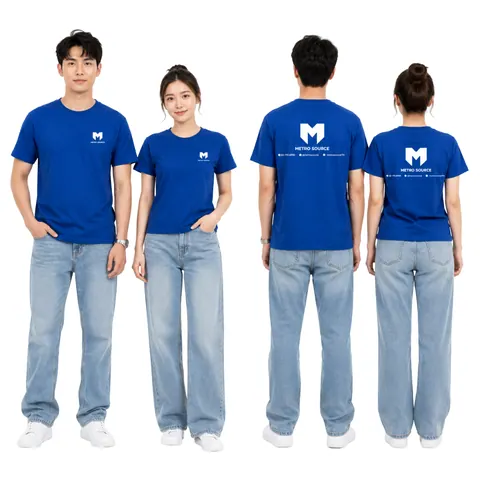 เสื้อลาย metro-logo แบบที่ 4