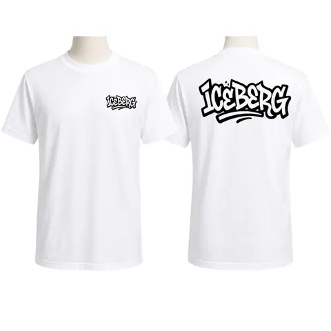 เสื้อลาย ICEBERG สีขาว