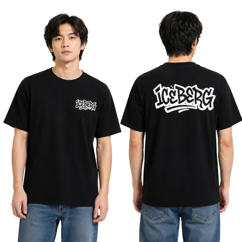 เสื้อลาย ICEBERG สีดำ แบบที่ 2