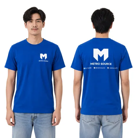 เสื้อลาย metro-logo แบบที่ 2