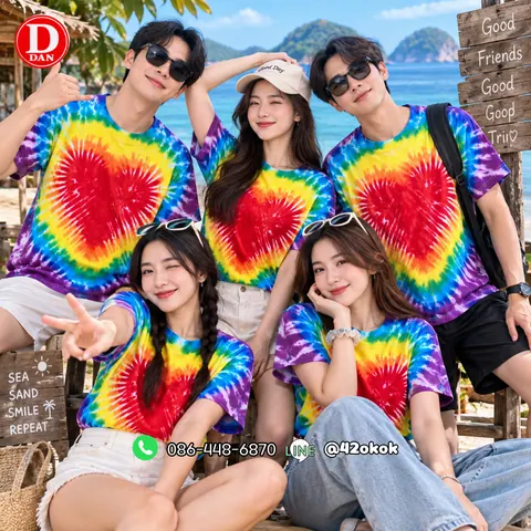 เสื้อมัดย้อม แบบที่ 3