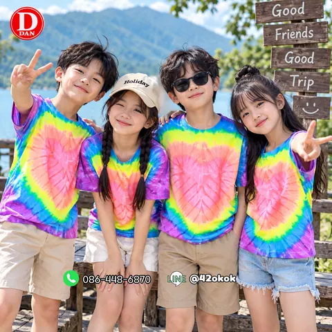 เสื้อมัดย้อม แบบที่ 2
