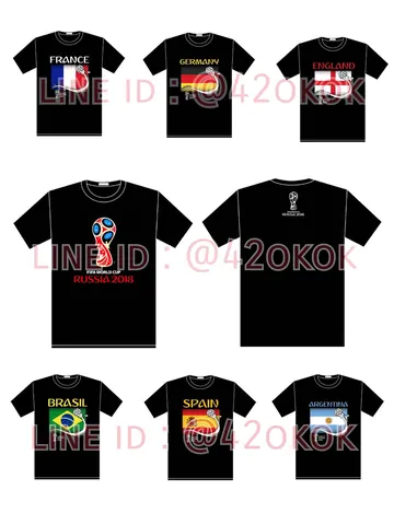 เสื้อบอลโลก 2018 คอกลม สวยๆ ราคาไม่แพง พร้อมเชียร์บอลโลกให้สุดใจกันเถอะ