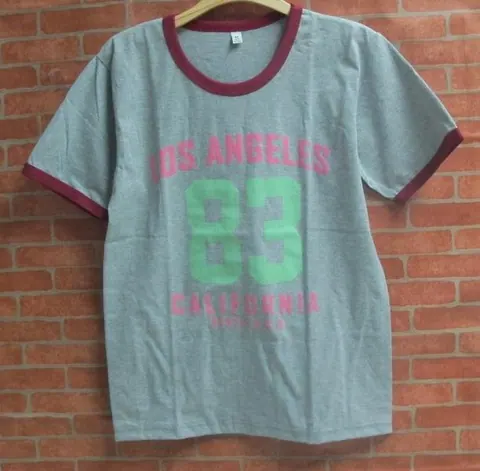 เสื้อคอมกลม ลาย shirt los angeles 83 california แบบที่ 8