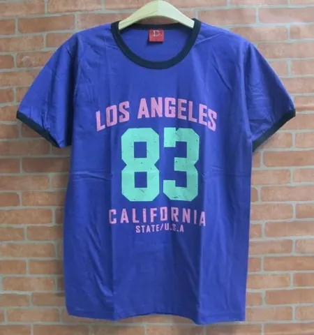 เสื้อคอมกลม ลาย shirt los angeles 83 california แบบที่ 3
