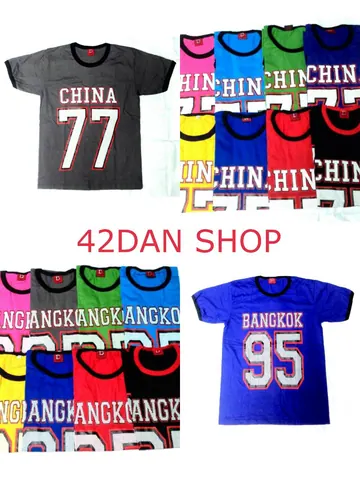 สินค้าพร้อมส่ง เสื้อยืดพิมพ์ลาย ผ้าCotton100% เนื้อนุ่ม ไม่บาง คอกลม ไซส์ M รอบอก 36″