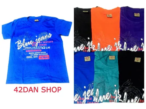 สินค้าพร้อมส่ง เสื้อยืดพิมพ์ลาย คอกลม ไซส์ S รอบอก 32″ ผ้าCotton100% เนื้อนุ่ม ไม่บาง แบบที่ 3