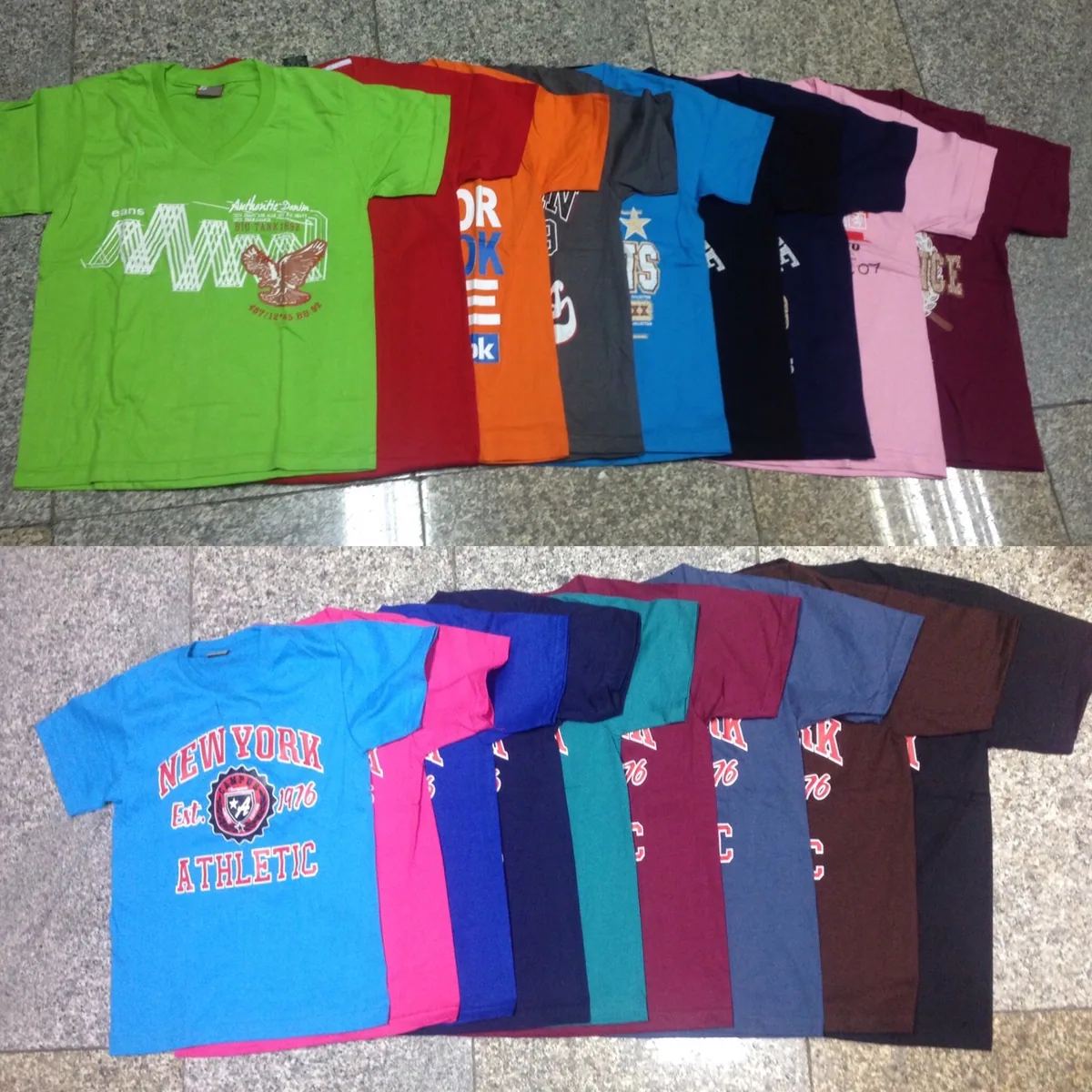 เสื้อคอกลม ลายสวยๆ พร้อมสกริีน ปลีก-ส่งจ้า แบบที่ 1