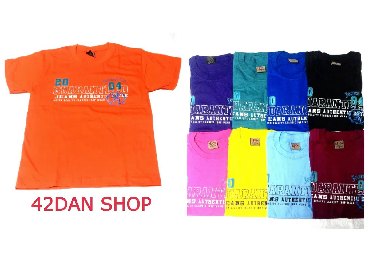 สินค้าพร้อมส่ง เสื้อยืดพิมพ์ลาย คอกลม ไซส์ S รอบอก 32″ ผ้าCotton100% เนื้อนุ่ม ไม่บาง แบบที่ 1
