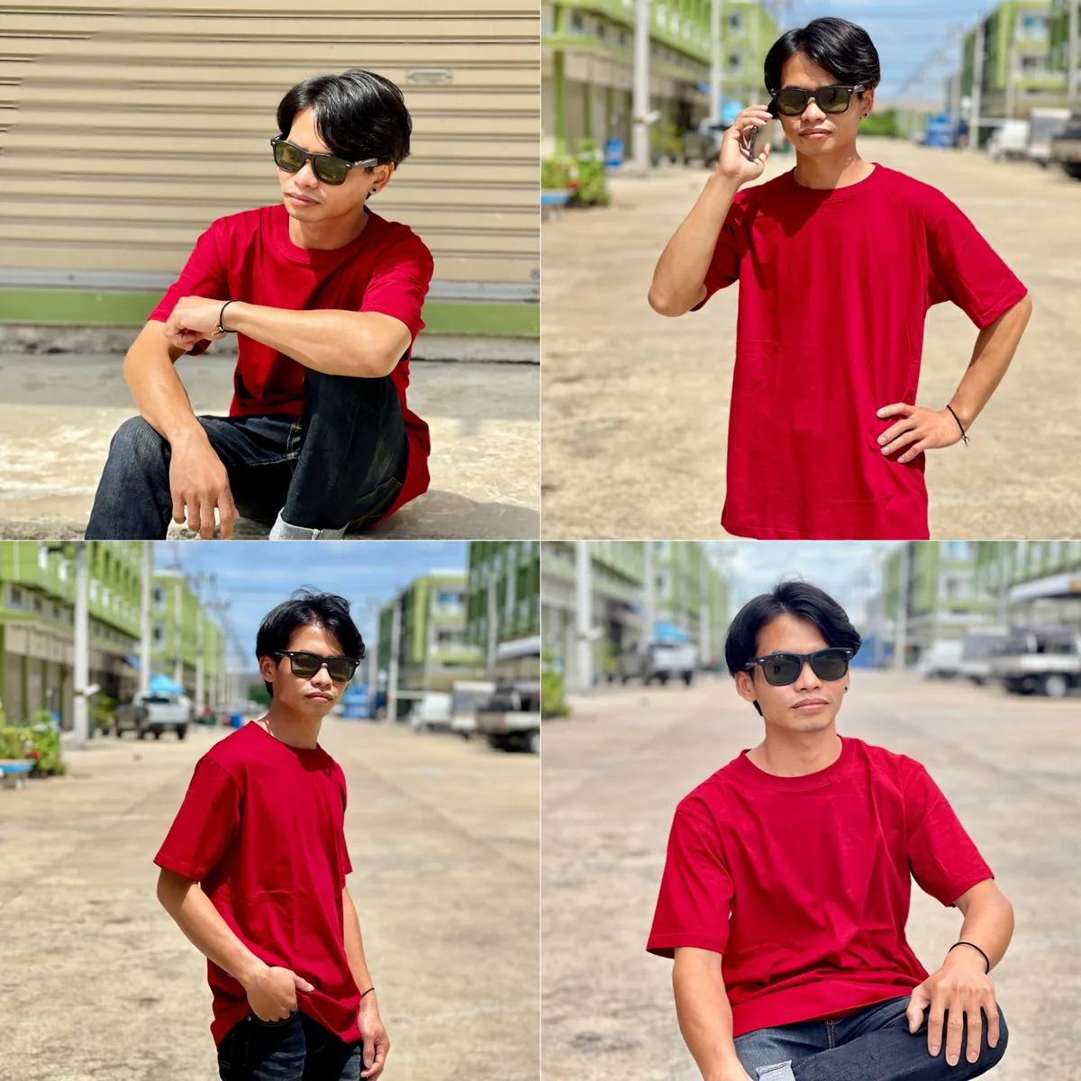 เสื้อสีพื้น เสื้อตัวเปล่า ขายปลีกและส่งถูกที่สุดในประตูน้ำ โบ๊เบ๊ เสื้อตัวเปล่า เสื้อคอกลม แบบที่ 1