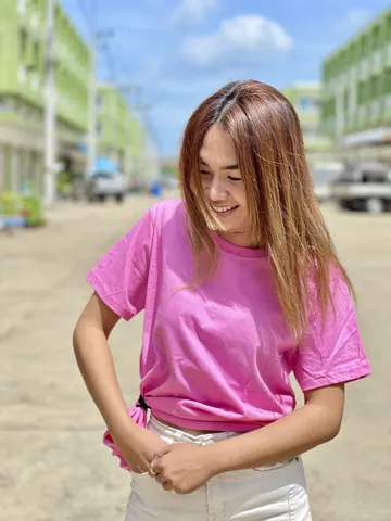 แหล่งขายปลีกส่งเสื้อสีพื้น เสื้อตัวเปล่าราคาถูก แหล่งผลิต แบบที่ 2