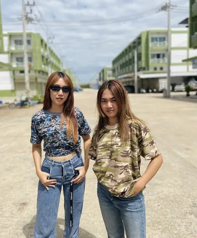 เสื้อลายทหาร เสื้อลายพราง เสื้อทหารเท่ๆ คอกลม แขนสั้นแขนยาว สั่งทำได้เลยนะคะ แบบที่ 6