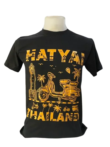 เสื้อลาย หาดใหญ่ เวสป้าทอง แบบที่ 1
