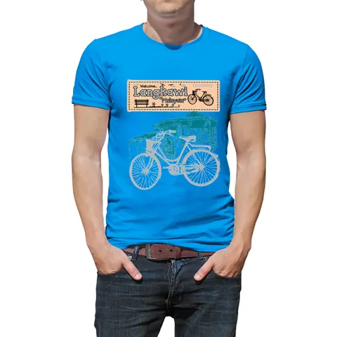 เสื้อลาย ลังกาวีจักรยาน แบบที่ 6