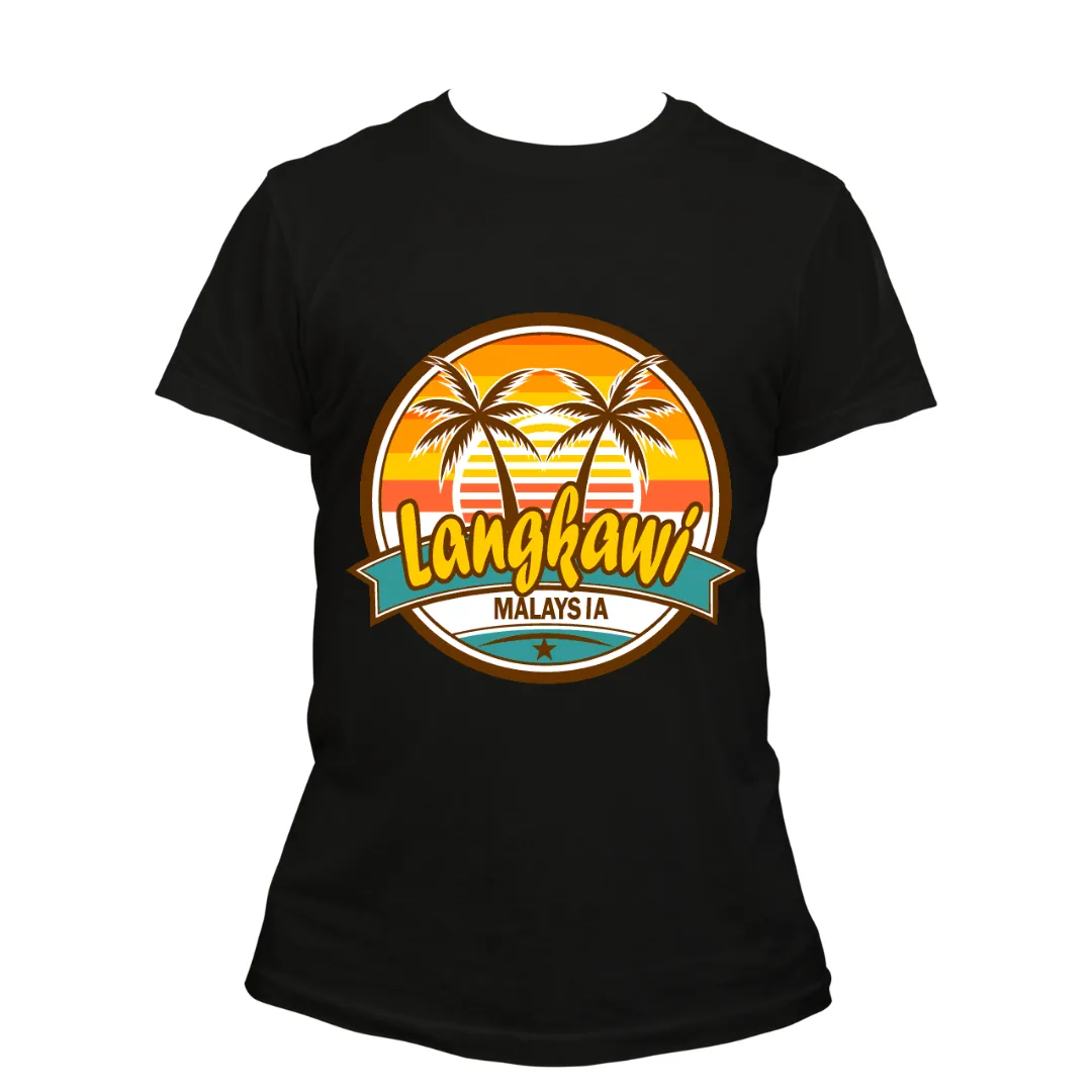เสื้อลาย ลังกาวีวงกลม แบบที่ 1