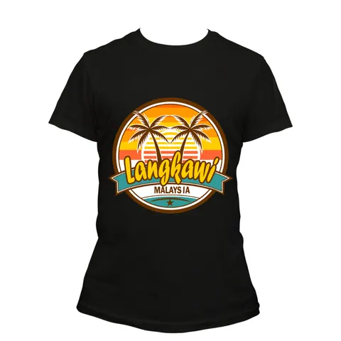 เสื้อลาย ลังกาวีวงกลม