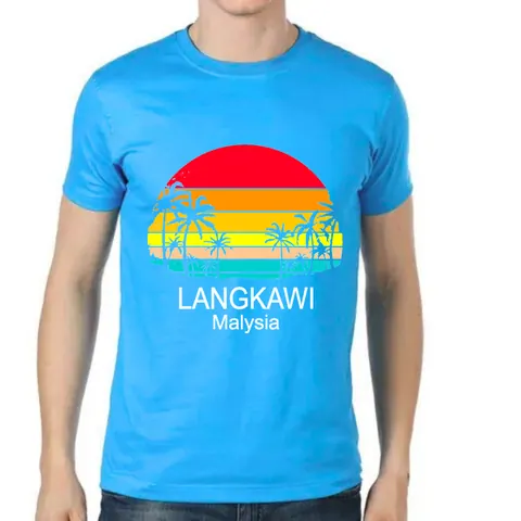 เสื้อลาย ลังกาวีต้นมะพร้าว แบบที่ 2