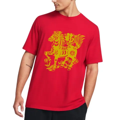 เสื้อลาย ตรุษจีนม้าทอง แบบที่ 2