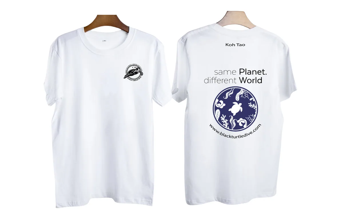 เสื้อลาย เกาะเต่าเสื้อขาว แบบที่ 1